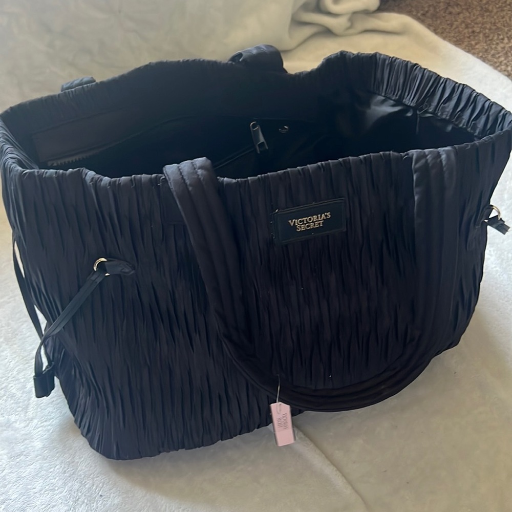 Pink black bag
